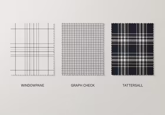 A visual guide comparing Windowpane, Graph Check, and Tattersall patterns.